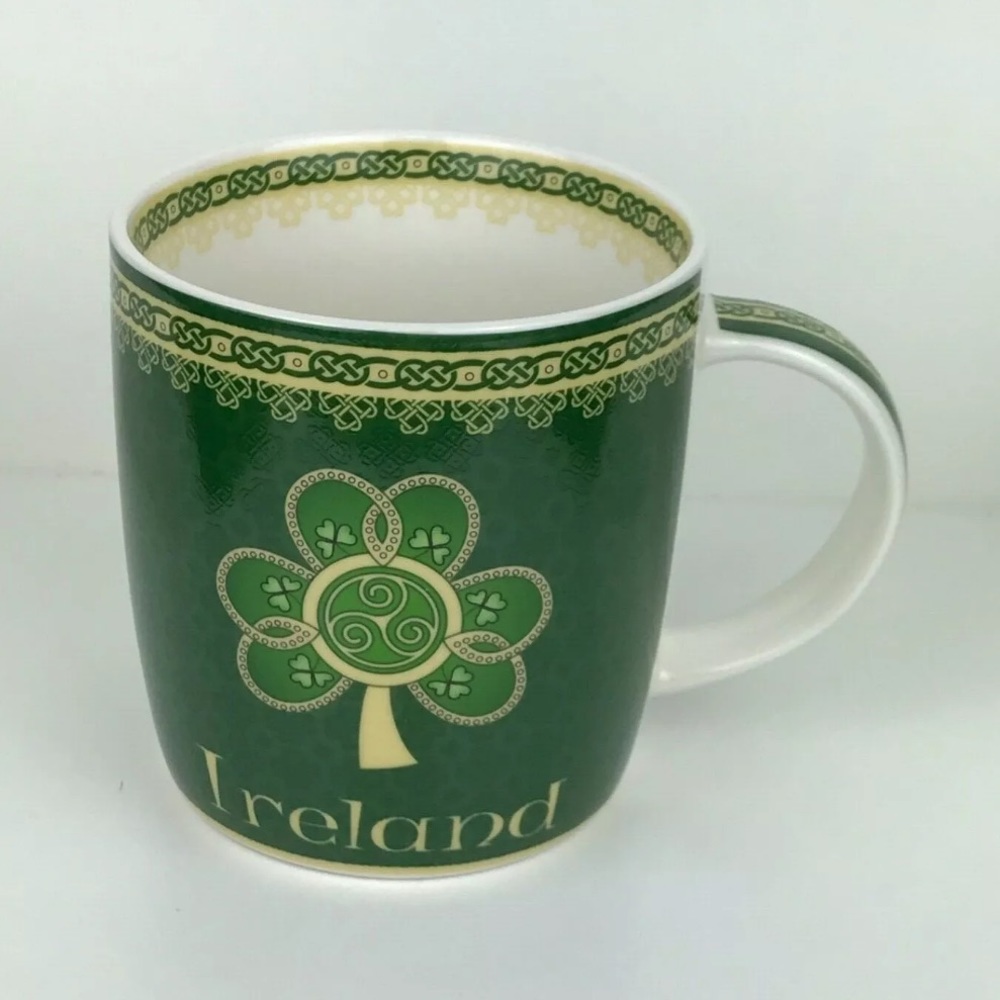 Shamrock Spiral Celtic Knot Green Clara "Ireland" - Picture 4 of 6
